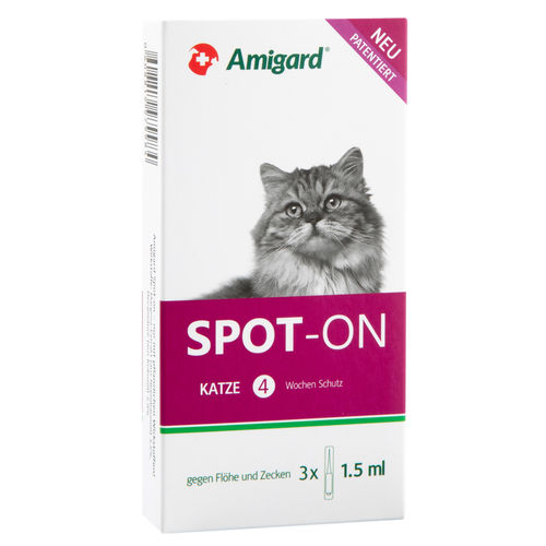 Amigard: Spot -ON - Katze, 3x 1,5ml